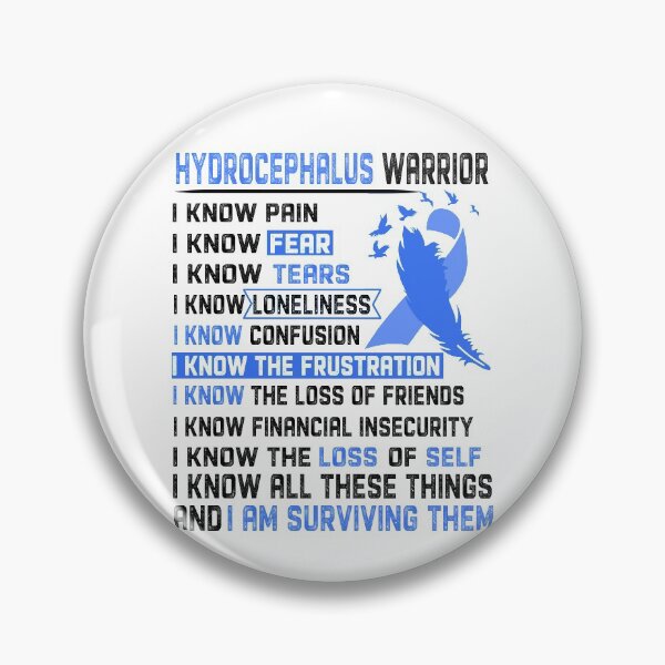 Item preview, I Am Hydrocephalus Warrior, I Know All These Things and I Am Surviving Them designed and sold by DianabellShop.
