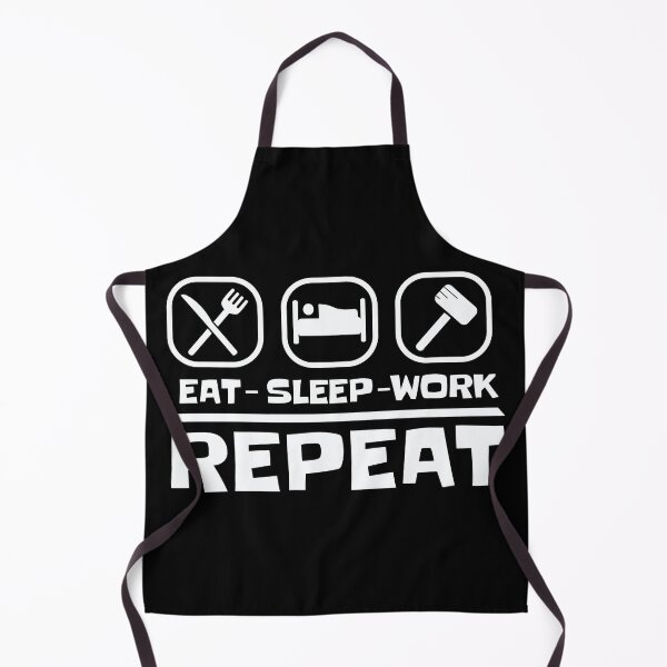 Item preview, Eat, sleep, work, REPEAT designed and sold by teez4dayz.