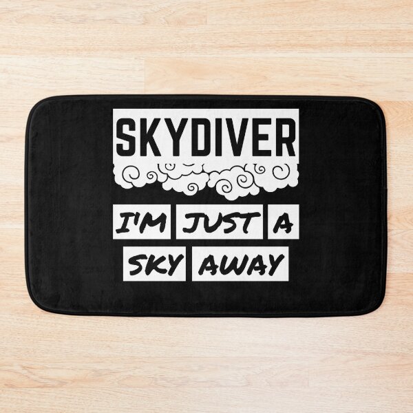 Aperçu de l'œuvre SKYDIVER - JE SUIS JUSTE UN CIEL LOIN - DEVIS PLONGEUR créée et vendue par Awesome & Affordable.