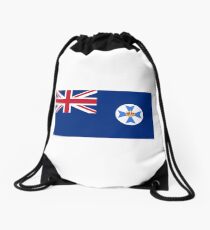 Flag of Queensland Drawstring Bag