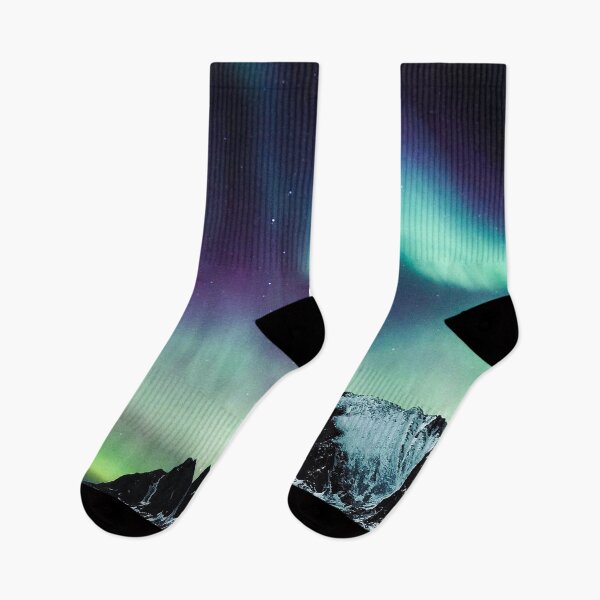Item preview, sky full of green and purple northern lights designed and sold by ImRotem.