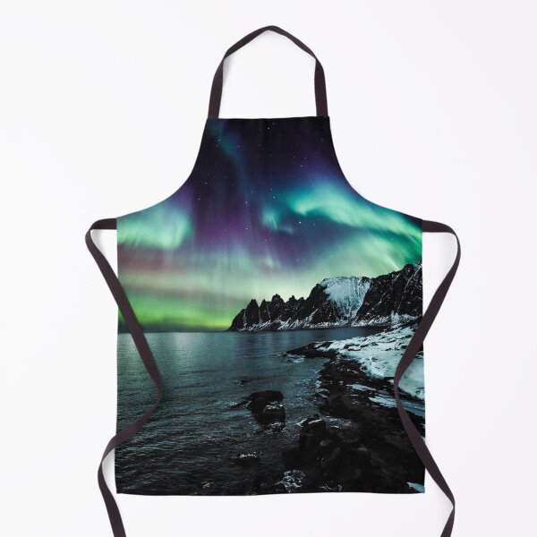 Item preview, sky full of green and purple northern lights designed and sold by ImRotem.