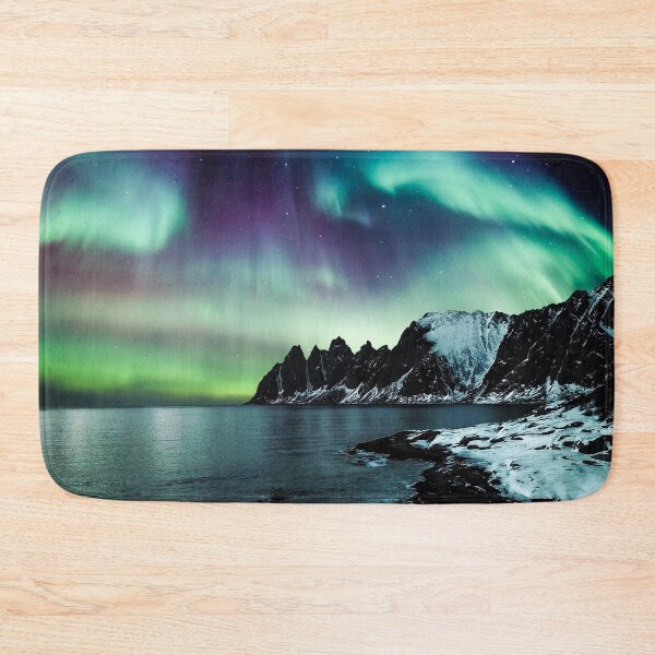 Item preview, sky full of green and purple northern lights designed and sold by ImRotem.