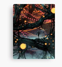 Flat Tire In Oblivion Canvas Print