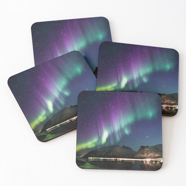 Item preview, sky full of mixed green and purple northern lights designed and sold by ImRotem.