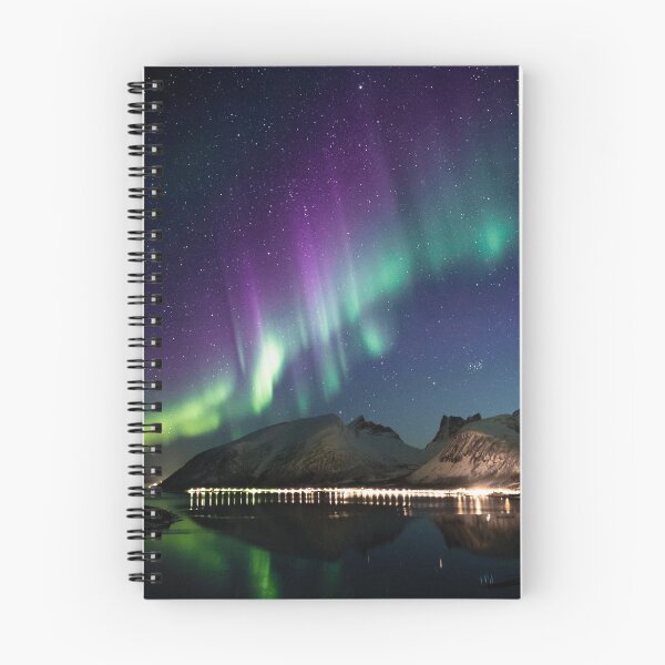 Item preview, sky full of mixed green and purple northern lights designed and sold by ImRotem.