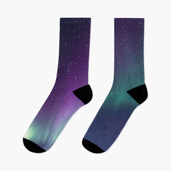 Item preview, sky full of mixed green and purple northern lights designed and sold by ImRotem.