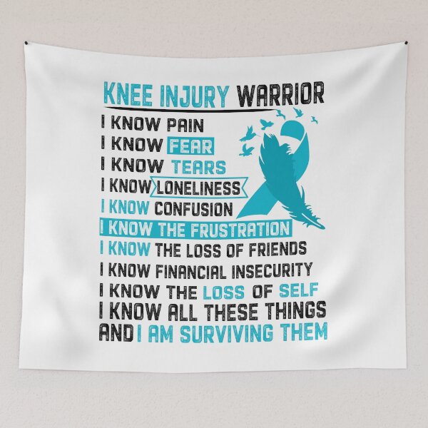 Item preview, I Am Knee Injury Warrior, I Know All These Things and I Am Surviving Them designed and sold by DianabellShop.