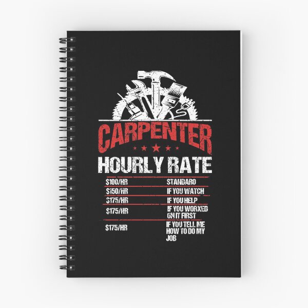 Item preview, Carpenter Hourly Rate For Woodworker T-Shirt designed and sold by thuba257.