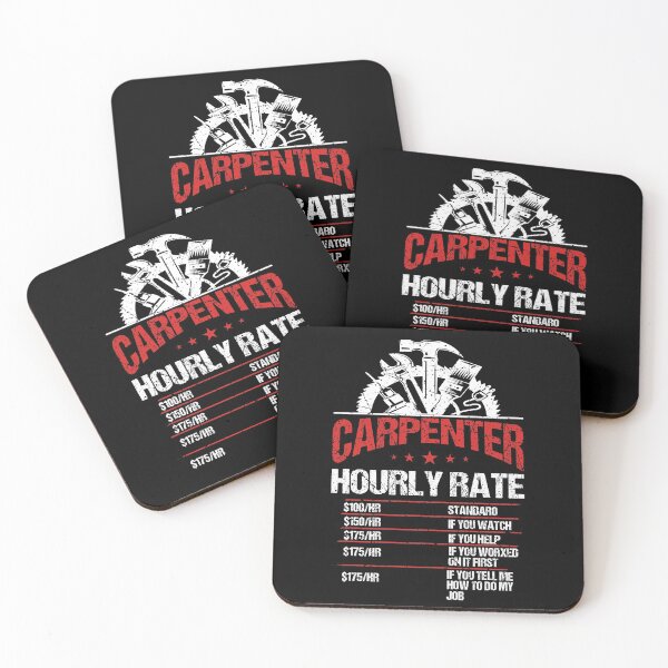 Item preview, Carpenter Hourly Rate For Woodworker T-Shirt designed and sold by thuba257.