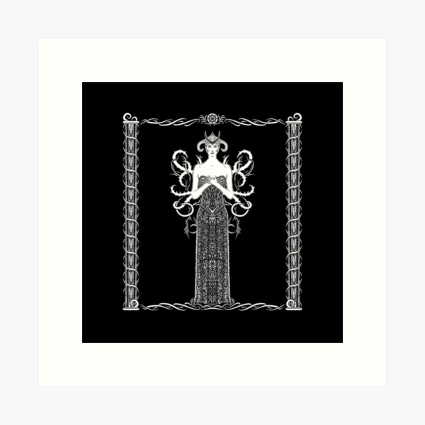 Black Goddess Art Print