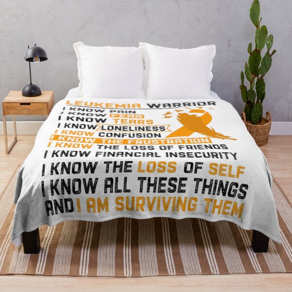 Item preview, I Am Leukemia Warrior, I Know All These Things and I Am Surviving Them designed and sold by DianabellShop.