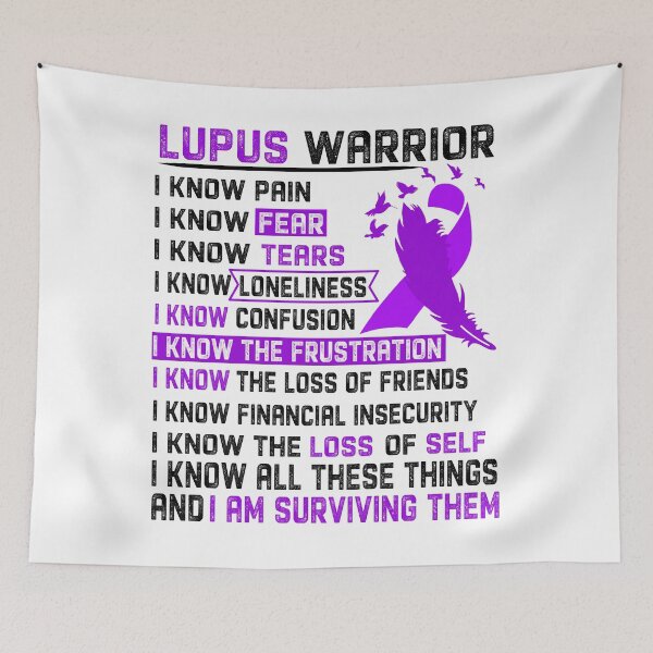 Item preview, I Am Lupus Warrior, I Know All These Things and I Am Surviving Them designed and sold by DianabellShop.