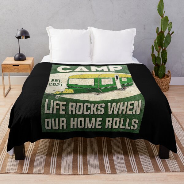 Item preview, Personalized Camp Camper Camp life rocks when our home rolls designed and sold by Kendall188.