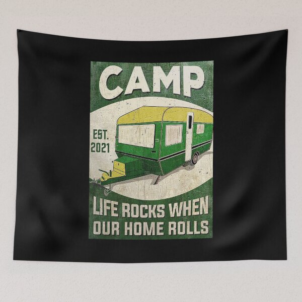 Item preview, Personalized Camp Camper Camp life rocks when our home rolls designed and sold by Kendall188.