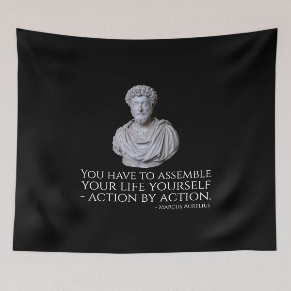 Item preview, Marcus Aurelius - You have to assemble your life yourself - action by action. designed and sold by Styrman.