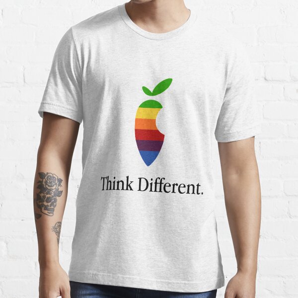 Apple Parody Zootopia Carrot "Think Different" Logo Essential T-Shirt