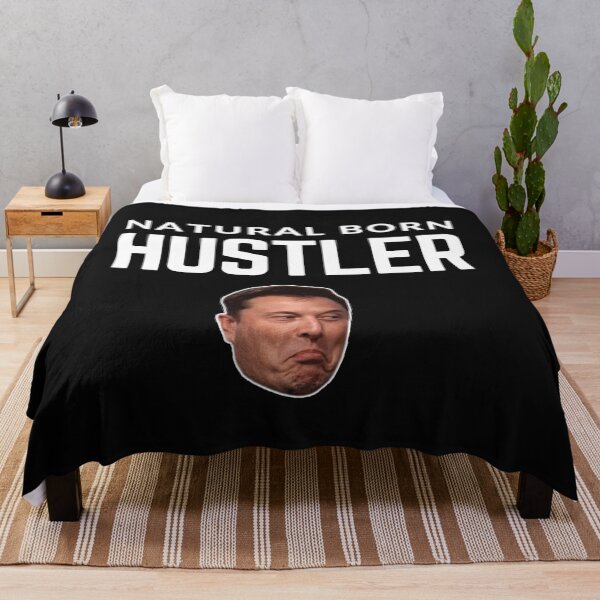 Item preview,  NATURAL BORN HUSTLER ELON MUSK quote  t shirt [P-Q 211B][941]  designed and sold by HIPNOTIZAR  CRAFTS.