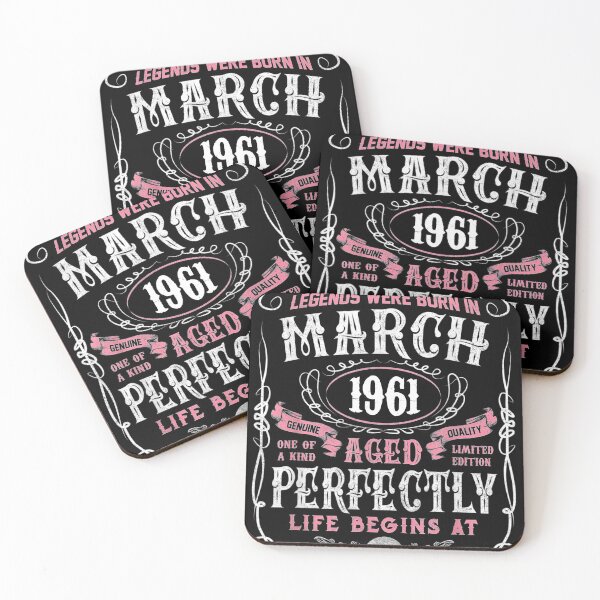 Item preview, Legends Were Born In March 1961 legends were born in march 1961 60th birthday gift, legends were born, designed and sold by codyemantai.