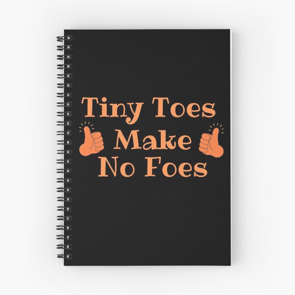 Item preview, TINY TOES MAKE NO FOES - CUTE QUOTE designed and sold by Awesome &  Affordable.