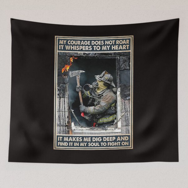 Item preview, My courage does not roar it whispers to my heart it makes me dig deep and find it in my soul to figh designed and sold by reenea84.