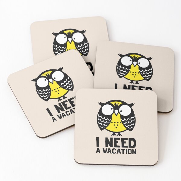 Item preview, Owl. I need a vacation. Russian. designed and sold by frail.