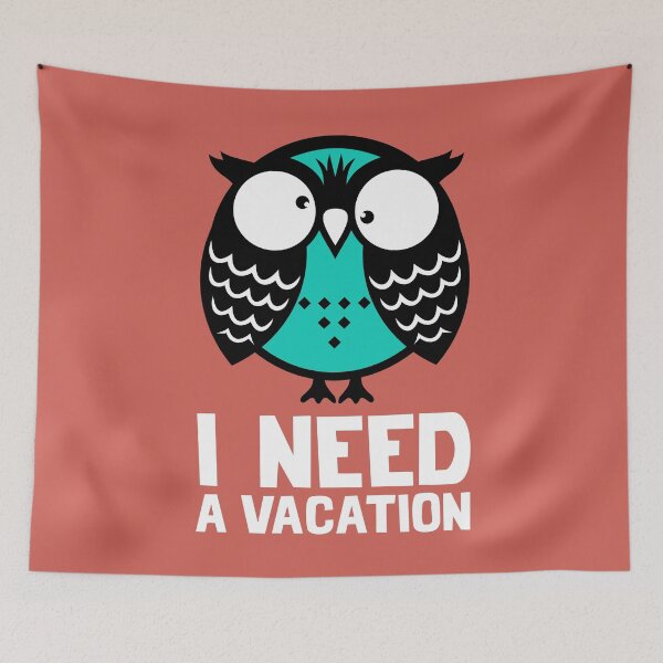 Item preview, Owl. I need a vacation. Russian. designed and sold by frail.