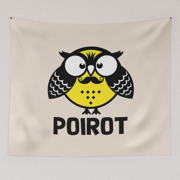 Item preview, Owl. Hercule Poirot. designed and sold by frail.