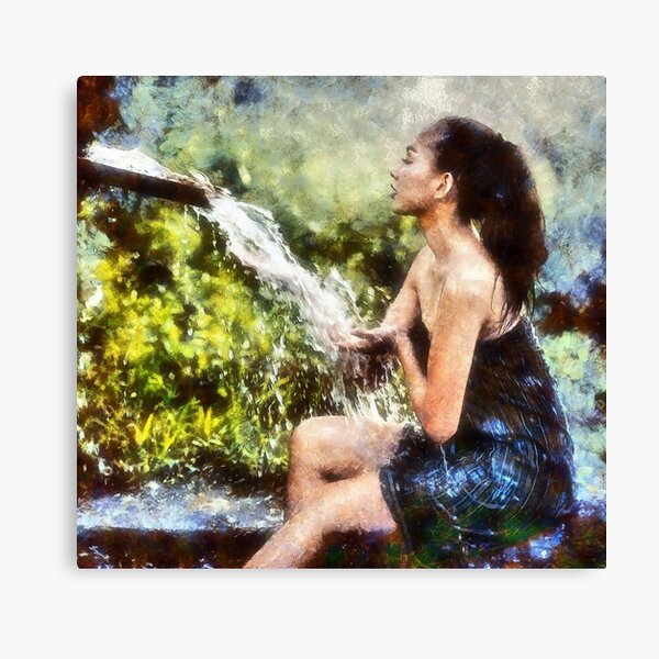 To the source Canvas Print