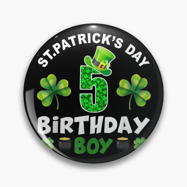 Item preview, St Patrick's Day 5 Birthday Boy st patricks day 5 years old birthday boy 5th birthday t shirt, st, patrick, day, 5, years, old, birthday, boy, 5th designed and sold by codyemantai.