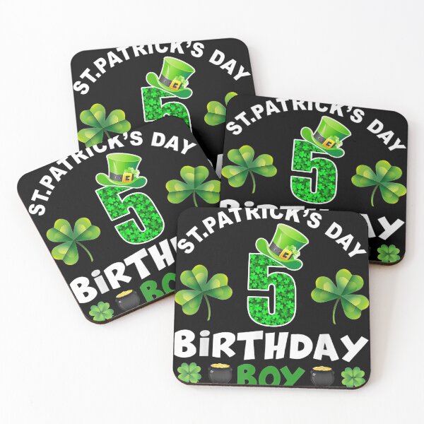 Item preview, St Patrick's Day 5 Birthday Boy st patricks day 5 years old birthday boy 5th birthday t shirt, st, patrick, day, 5, years, old, birthday, boy, 5th designed and sold by codyemantai.