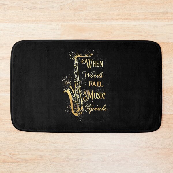 Item preview, Saxophone - When words fail music speaks designed and sold by Cisnerosf97.