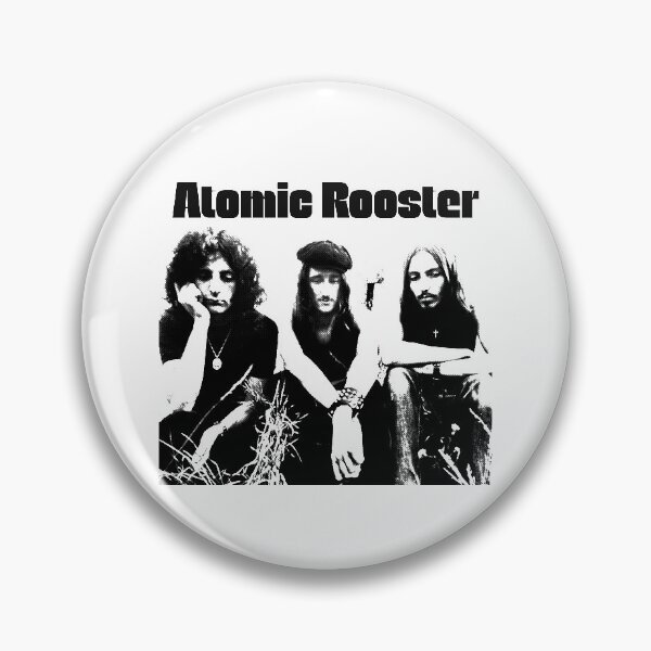 Item preview, ATOMIC ROOSTER U.K. HARD ROCK SUPER COOL T-SHIRT designed and sold by Honky Tonk Print Shop.