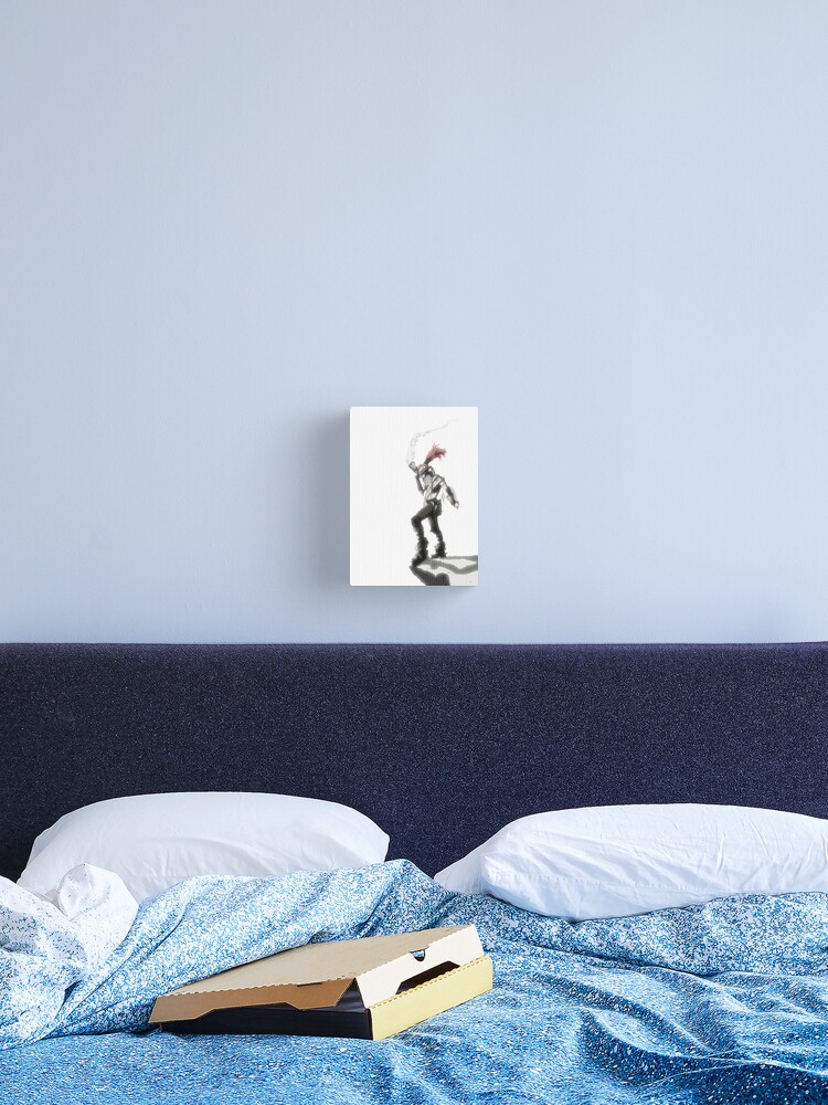 Thumbnail 2 of 3, Canvas Print, Man Down designed and sold by Rcoiley.