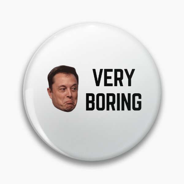 Item preview, ITS VERY BORING ELON MUSK quote  t shirt [P-Q 212][943]  designed and sold by HIPNOTIZAR  CRAFTS.