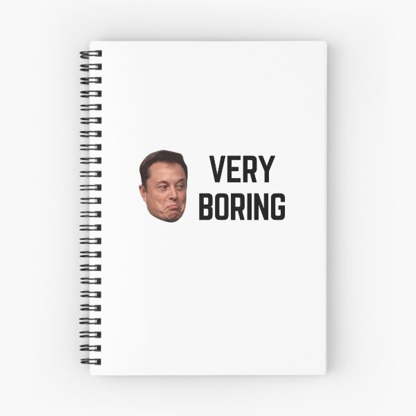 Item preview, ITS VERY BORING ELON MUSK quote  t shirt [P-Q 212][943]  designed and sold by HIPNOTIZAR  CRAFTS.