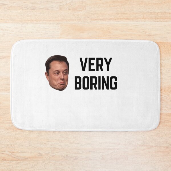 Item preview, ITS VERY BORING ELON MUSK quote  t shirt [P-Q 212][943]  designed and sold by HIPNOTIZAR  CRAFTS.