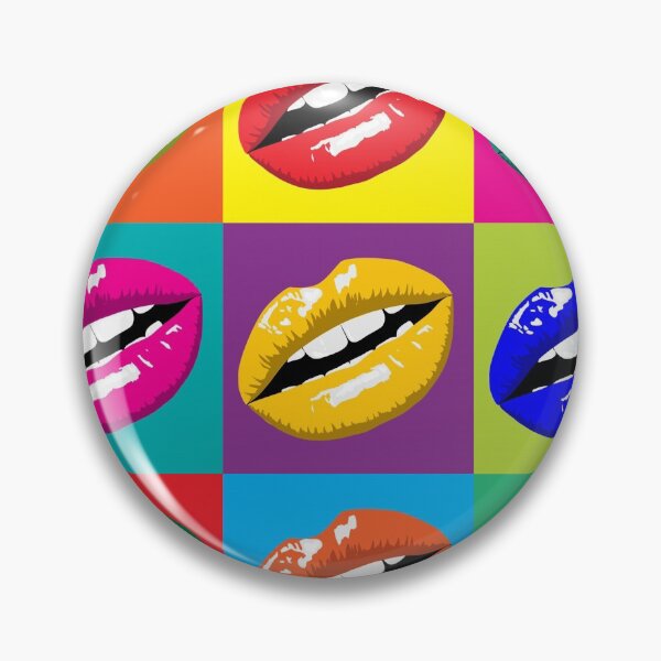 Item preview, Sexy Lips Pop Art Painting Multicolor Andy Warhol Style designed and sold by CoitoCG.