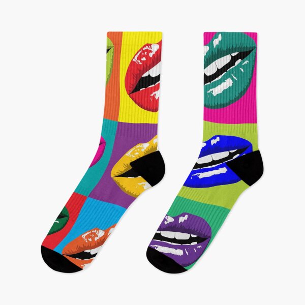 Item preview, Sexy Lips Pop Art Painting Multicolor Andy Warhol Style designed and sold by CoitoCG.