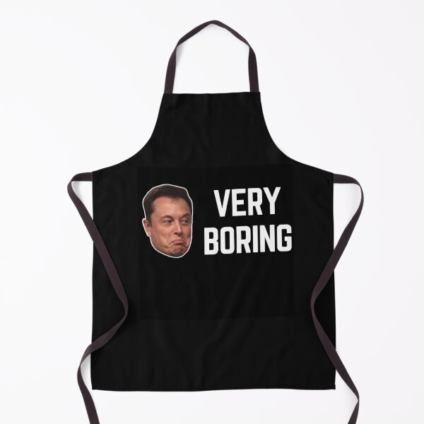 Item preview, VERY BORING ELON MUSK quote  t shirt [P-Q 212B][944]  designed and sold by HIPNOTIZAR  CRAFTS.