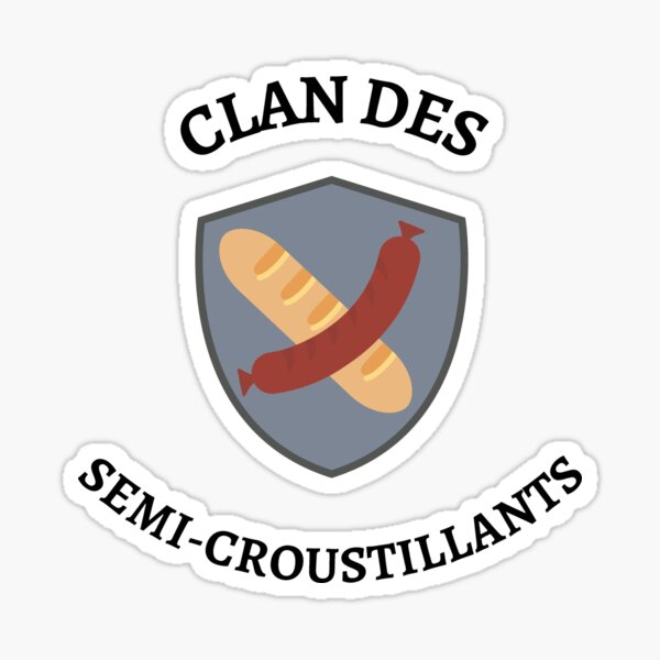 Clan des semi-croustillants KAAMELOTT Sticker