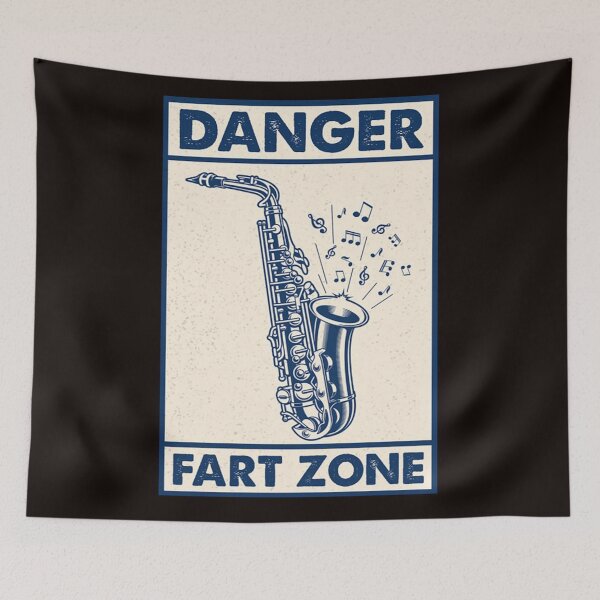 Item preview, Saxophone Danger fart zone designed and sold by Cisnerosf97.