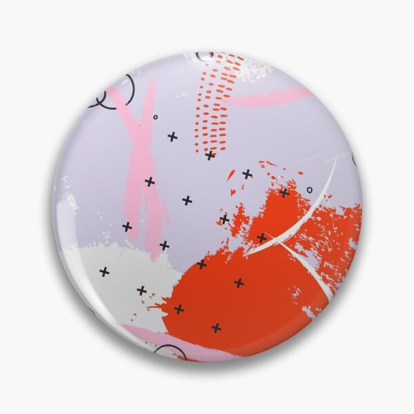 Item preview, Violet red contrast abstract print designed and sold by Milatoo.