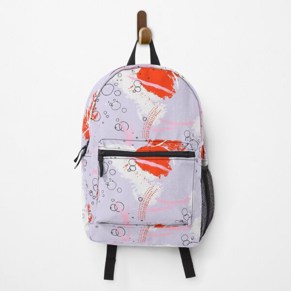 Item preview, Violet red contrast abstract print designed and sold by Milatoo.
