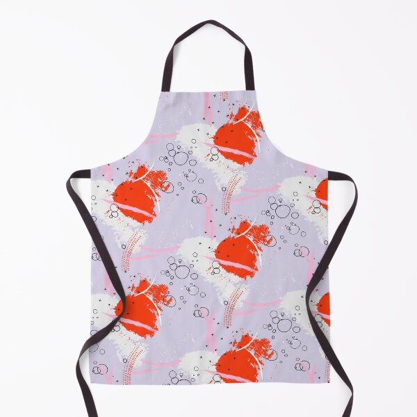 Item preview, Violet red contrast abstract print designed and sold by Milatoo.