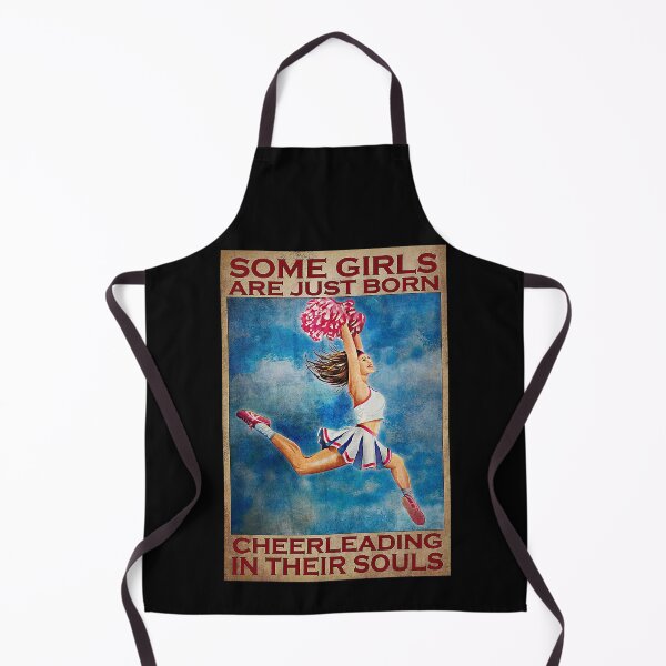 Item preview, Some girls are just born cheerleading in their souls designed and sold by Cooper73.