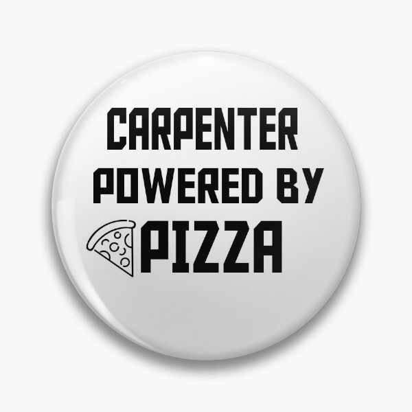 Item preview, CARPENTER POWERED BY PIZZA designed and sold by 30-Merch.