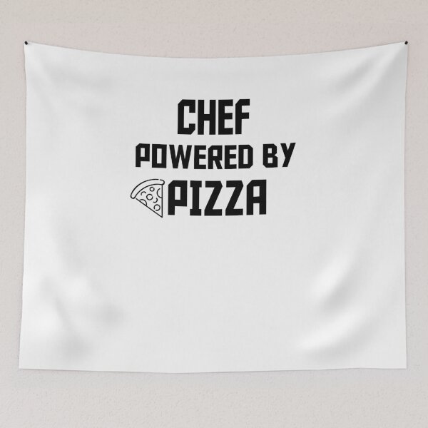 Item preview, CHEF ALIMENTADO POR PIZZA designed and sold by 30-Merch.