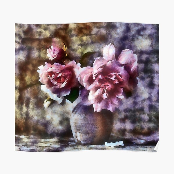 pink flowers Poster