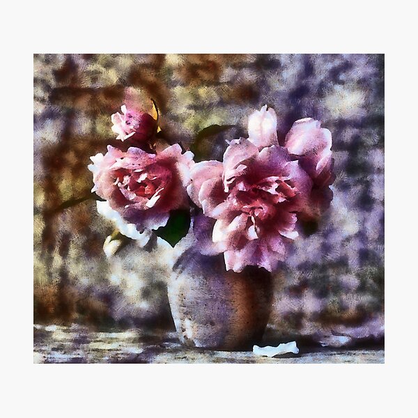 pink flowers Photographic Print